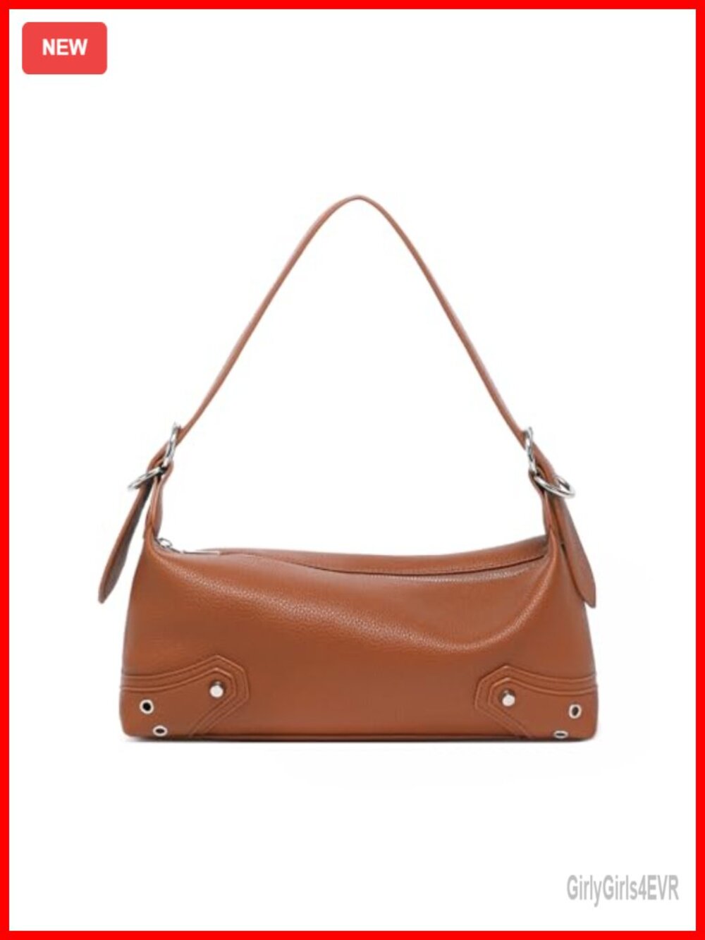 YONBEN Shoulder Bag PU Leather Adjustable Strap Crossbody